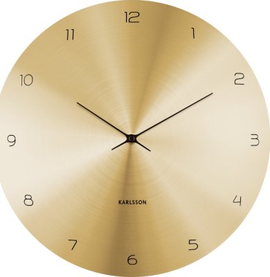 Designové nástěnné hodiny 5888GD Karlsson 40cm