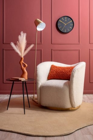 Designové nástěnné hodiny 5898BK Karlsson 35cm