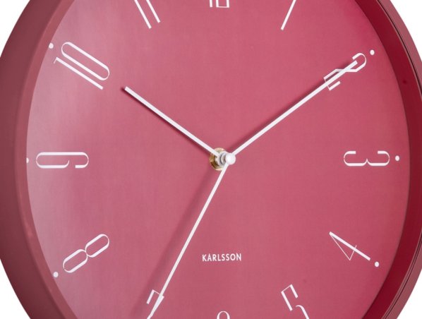 Designové nástěnné hodiny 5988RD Karlsson 30cm