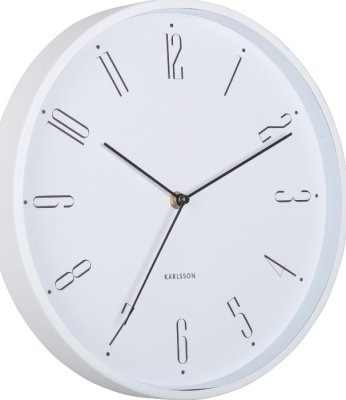 Designové nástěnné hodiny 5988WH Karlsson 30cm