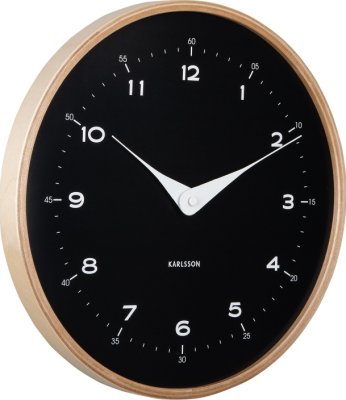 Designové nástěnné hodiny 5995BK Karlsson 30cm