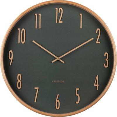 Designové nástěnné hodiny 5996GR Karlsson 40cm