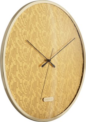 Designové nástěnné hodiny 6005GD Karlsson 40cm