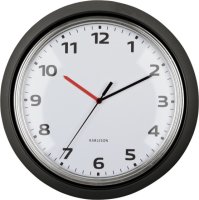 Designové nástěnné hodiny 6006BK Karlsson 34cm