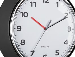 Designové nástěnné hodiny 6006BK Karlsson 34cm