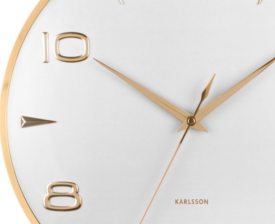 Designové nástěnné hodiny 6017WH Karlsson 40cm