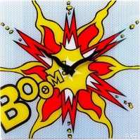 Designové nástěnné hodiny 8173 Nextime Boom 43cn