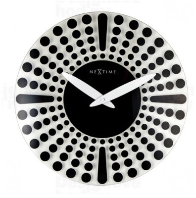 Designové nástěnné hodiny 8182zw Nextime Dreamtime 43cm