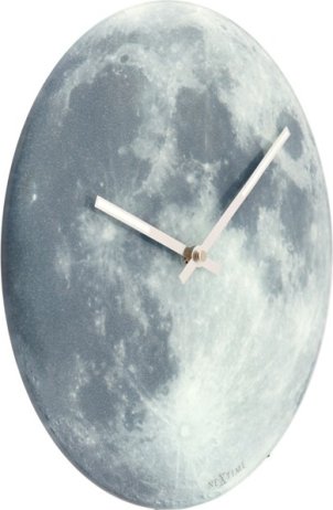 Designové nástěnné hodiny 8634 Nextime Blue Moon 30cm