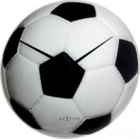 Designové nástěnné hodiny Nextime Fotbal Johan 8804
