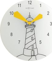 Designové nástěnné hodiny 8808 Nextime Lighthouse 30cm