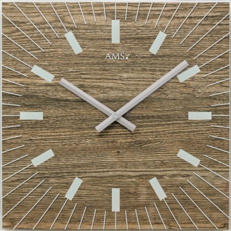 Designové nástěnné hodiny 9578 AMS 35cm