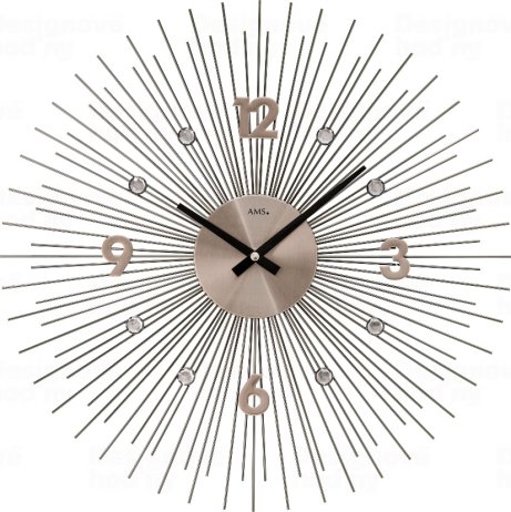 Designové nástěnné hodiny 9610 AMS 50cm