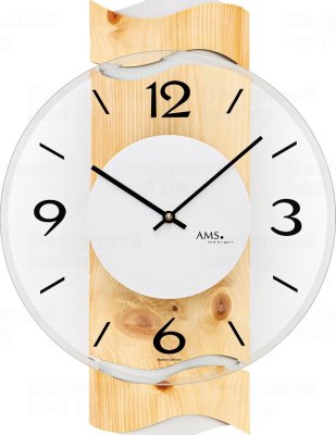 Designové nástěnné hodiny 9623 AMS 39cm