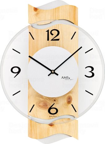 Designové nástěnné hodiny 9623 AMS 39cm