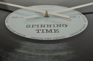 Designové nástěnné hodiny B2500001 Nextime Spinning Time 40cm