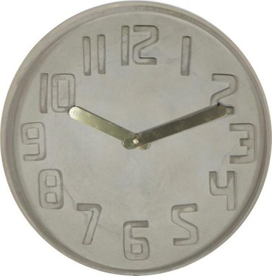 Designové nástěnné kameninové hodiny CL0128 Fisura 35cm