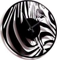 Designové nástěnné hodiny Discoclock 017 Zebra 30cm