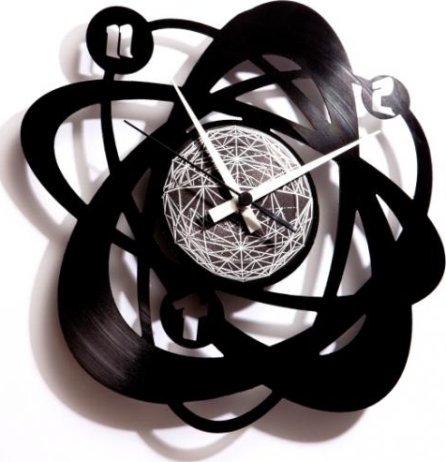 Designové nástěnné hodiny Discoclock 021 Atomium 30cm
