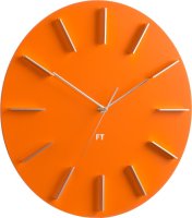 Dětské designové nástěnné hodiny Future Time FT2010OR Round orange 40cm
