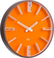 Designové nástěnné hodiny Future Time FT6010OR Numbers 30cm