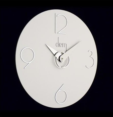 Designové nástěnné hodiny I501BN white IncantesimoDesign 40cm