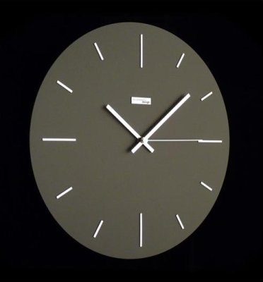 Designové nástěnné hodiny I502N black IncantesimoDesign 40cm