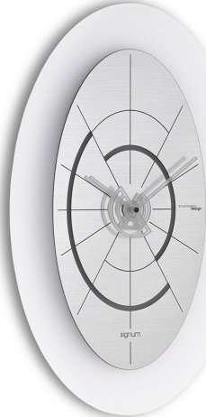 Designové nástěnné hodiny I560M chrome IncantesimoDesign 45cm