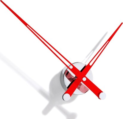 Designové nástěnné hodiny Nomon Axioma IN red 60cm