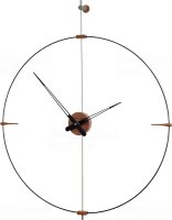 Designové nástěnné hodiny Nomon Bilbao Graphite Small 92cm