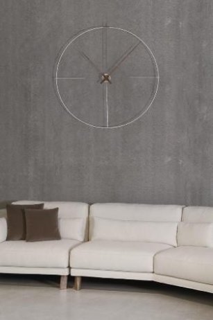 Designové nástěnné hodiny Nomon Bilbao N bílé 110cm