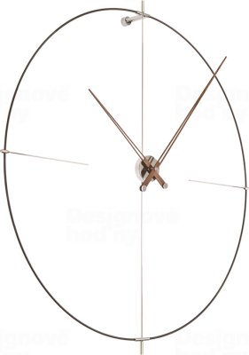 Designové nástěnné hodiny Nomon Bilbao N černé 110cm