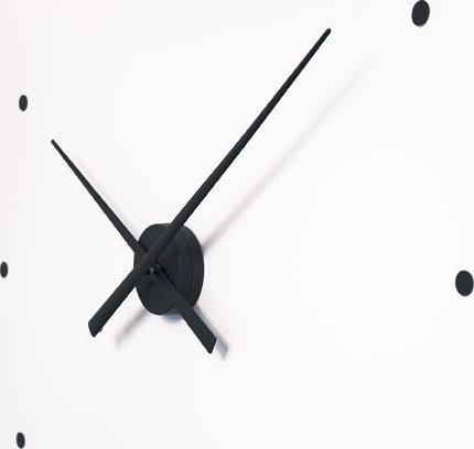 Designové nástěnné hodiny NOMON OJ černé 50cm