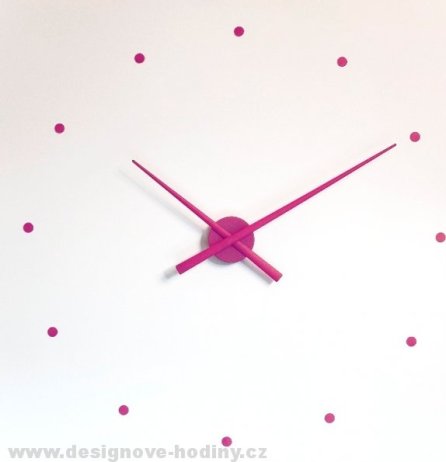 Designové nástěnné hodiny NOMON OJ fialové 80cm