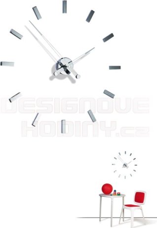Designové nástěnné hodiny Nomon TACON 12i 73cm - bílé