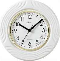 Designové nástěnné keramické hodiny AT6020 řízené signálem DCF