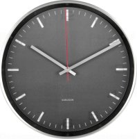 Designové nástěnné lentikulární hodiny 5656BK Karlsson 30cm