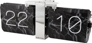Designové překlápěcí hodiny KA5956BK Karlsson 36cm
