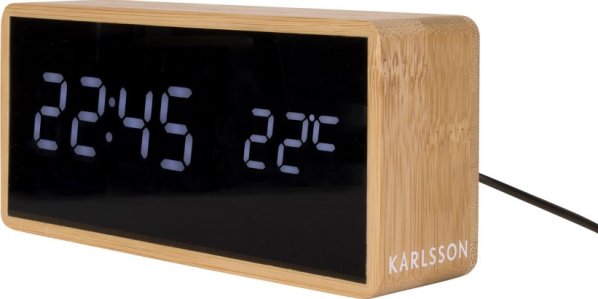 Designový LED budík - hodiny 5724 Karlsson 15cm