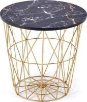Designový stolek HARISSA G černý mramor