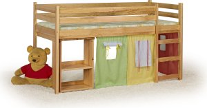 Dětská patrová postel Emi, borovice