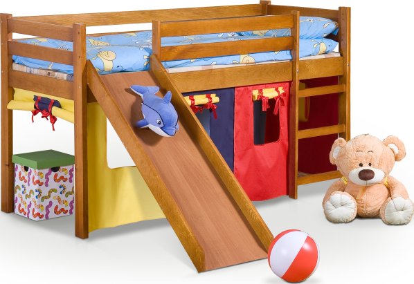 Dětská patrová postel Neo Plus, olše