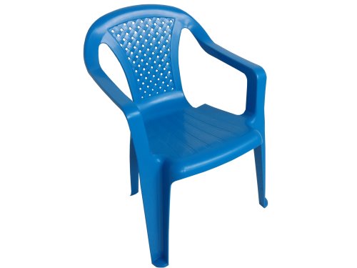 Dětská plastová židlička Bambini, II. jakost, modrá