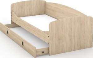 Dětská postel 90x200 s úložným prostorem TORRO, sonoma