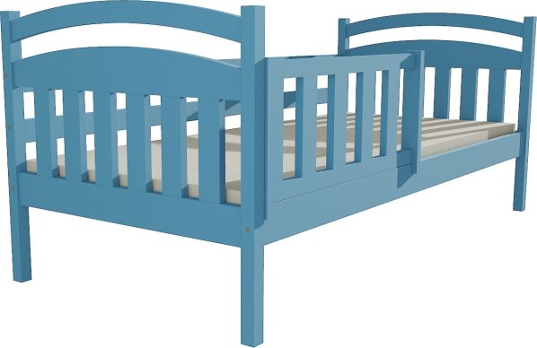 Dětská postel DP 001 modrá, 90x200 cm