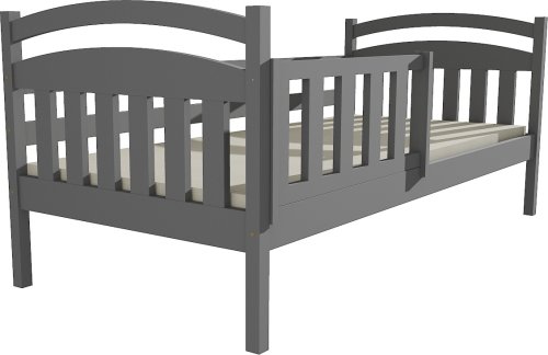 Dětská postel DP 001 šedá, 90x200 cm