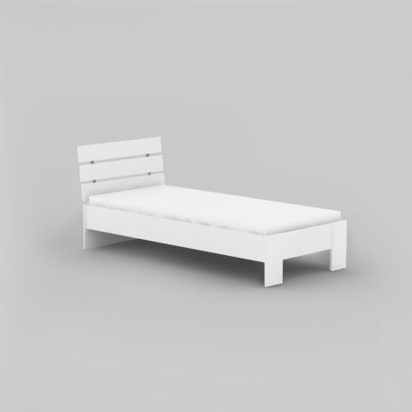 Bílá dětská postel Rea Nasťa 90x200