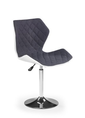Barová židle Matrix 2, bílo-šedá