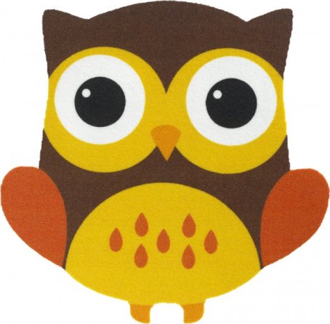 Dětský koberec 750 Njoy 212 owl brown