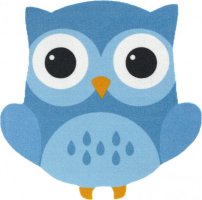Dětský koberec 750 Njoy owl blue